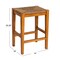 Hello Honey Willowbrook Solid Wood and Natural Woven Seagrass Rope Bar Stool